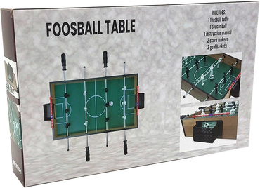 PIŁKARZYKI STOŁOWE PORŚWIETLENIE LED DUŻE DREWNIANE PIŁKA NOŻNA STÓŁ