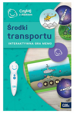 CZYTAJ Z ALBIKIEM ŚRODKI TRANSPORTU GRA MEMO ALBI