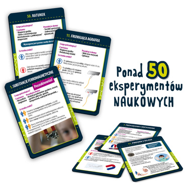 MAGNETYZM NAUKA W DOMU ZESTAW 50 EKSPERYMENTÓW LISCIANI