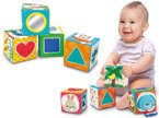 Smily PLUSZOWE KLOCKI EDUKACYJNE 4 szt WIEŻA 6m+