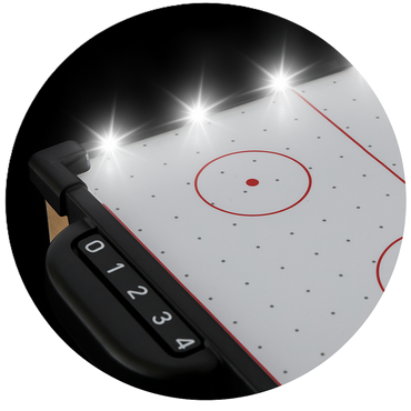 CYMBERGAJ STÓŁ DO GRY W CYMBERAJA DREWNIANY PODŚWIETLANY LED GRA AIR HOKEJ