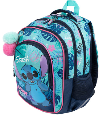 PLECAK TORNISTER SZKOLNY 4-KOMOROWY DLA DZIEWCZYNKI STITCH STAY COOL BPL-58