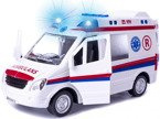 AUTO AMBULANS Karetka 999 ŚWIATŁA DŹWIĘKI Napęd PL