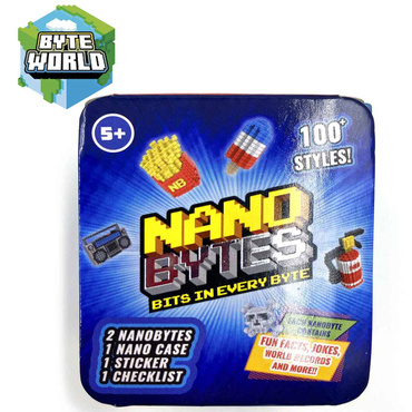 NANOBYTES SZKATUŁKA 2 x FIGURKA GRA QR ZESTAW