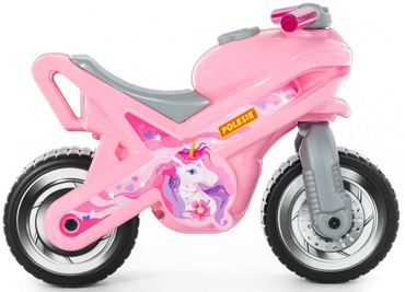 MOTOREK ROWEREK BIEGOWY JEŹDZIK DUŻY MOTOR MX JEDNOROŻEC 69cm RÓŻOWY