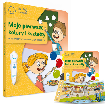 CZYTAJ Z ALBIKIEM MOJE PIERWSZE KOLORY I KSZTAŁTY INTERAKTYWNA KSIAŻKA
