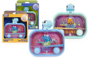 GRA WODNA DINOZAUR ZRĘCZNOŚCIOWA podświetlenie LED podróżna