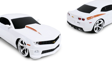 AUTO ZDALNIE STEROWANE CHEVROLET CAMARO SAMOCHÓD RC NA PILOTA ŚWIATŁO 1:24