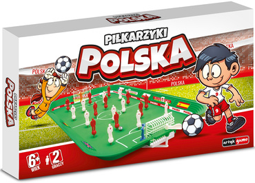 GRA PIŁKARZYKI POLSKA na SPRĘŻYNKACH zestaw XL FOOTBALL