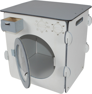 DUŻY DREWNIANY ZESTAW DO PRANIA DLA DZIECI PRALKA SUSZARKA DESKA AKCESORIA