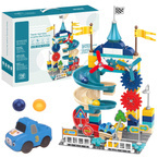 DUZY TOR KULKOWY ZESTAW KONSTRUKCUJNY KLOCKI 110el