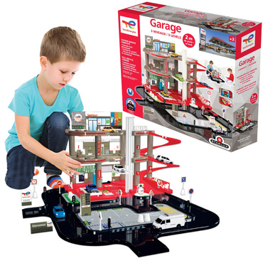 Mochtoys TOTAL DUŻY GARAŻ PARKING 3 POZIOMY Stacja TOR