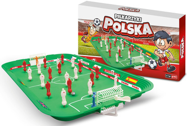 GRA PIŁKARZYKI POLSKA na SPRĘŻYNKACH zestaw XL FOOTBALL