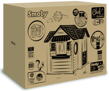 DOMEK OGRODOWY DLA DZIECI KUCHNIA SZEFA RESTAURACJA BAR 38 akc SMOBY