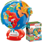 GLOBUS PRZEDSZKOLAKA INTERAKTYWNY EKUKACYJNY MÓWI PL CLEMENTONI