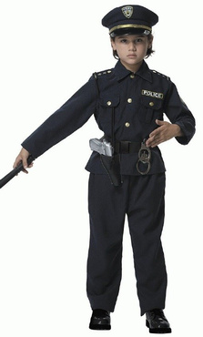 STROJE KARNAWAŁOWE KOSTIUM DZIECIĘCY Policjant 128