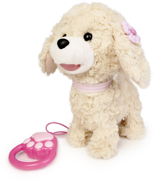 PIESEK INTERAKTYWNY CHODZĄCY PIES SZCZEKA REAGUJE NA DOTYK RUSZA USZAMI melodie NATALIA