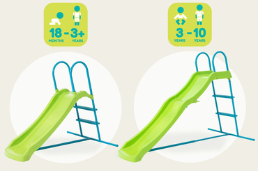 ZJEŻDZALNIA OGRODOWA dla dzieci METALOWA DUŻA 2w1 124-178cm ROŚNIE Z DZIECKIEM TP Toys