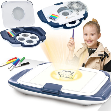 STUDIO RYSUNKU STOLIK Z PROJEKTOREM PROJEKTOR RZUTNIK DO RYSOWANIA TABLICA