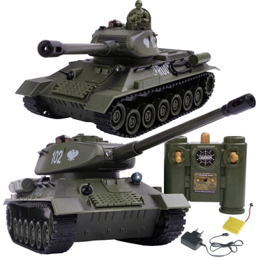 CZOŁG T34 RUDY 102 STEROWANY RC WALCZĄCE CZOŁGI 