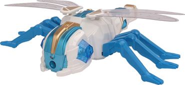 DUŻA WAŻKA ZDALNIE STEROWANA ROZPYLA MGŁĘ LED PILOT ROBOT R/C owad DRAKENA NIEBIESKA