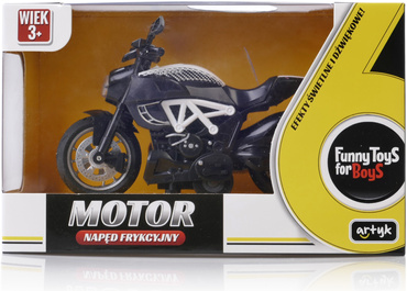 MOTOCYKL Z NAPĘDEM MOTOR Światło Dźwięk POJAZD ŚCIGACZ