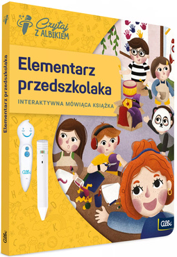 CZYTAJ Z ALBIKIEM ELEMENTARZ PRZEDSZKOLAKA ZESTAW MÓWIĄCE PIÓRO Z KSIĄŻKĄ