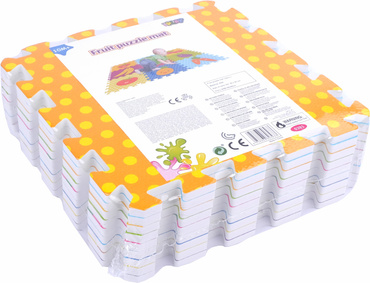 MATA PIANKOWA EVA 86x86 PUZZLE DYWAN OWOCE 9el