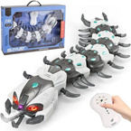 OGROMNA CYBER SZCZYPAWKA ZDALNIE STEROWANA ROZPYLA MGŁĘ LED PILOT R/C ROBOT