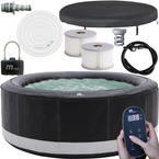 SPA OGRODOWE z HYDROMASAŻEM DMUCHANE BASEN 4os OZON O3 CAMARO MSpa