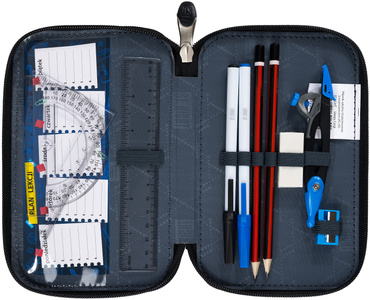 ST.RIGHT PIÓRNIK POTRÓJNY Z WYPOSAŻENIEM PC-05 SZACHOWNICA PIESEK SLEEPY CORGI