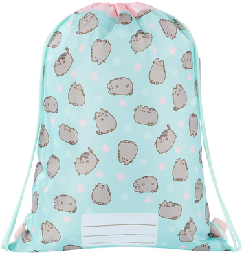 WOREK SZKOLNY NA OBUWIE KOTEK PUSHEEN MINT