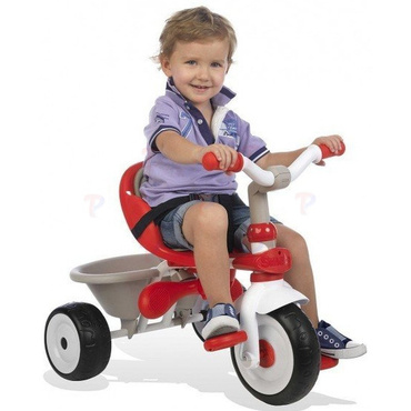 Smoby ROWEREK Trójkołowy 4w1 BABY DRIVER COMFORT Red