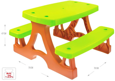 DOMEK + ZJEŻDŻALNIA 12603 + STOLIK MOCHTOYS PLAC ZABAW