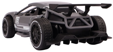 AUTO WYŚCIGOWE SAMOCHÓD STEROWANY METALOWY RC AKUMULATOR W WALIZCE SZARY