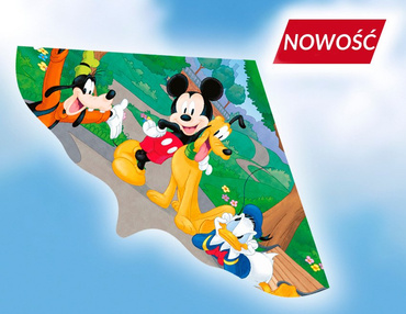 DUŻY LATAWIEC MYSZKA MIKI MICKEY 115x63 cm GUNTHER