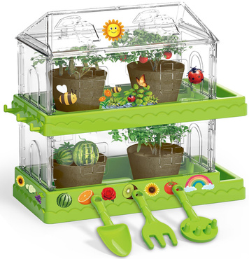MOJA PIERWSZA SZKLARNIA ZESTAW DO HODOWLI ROŚLIN DLA DZIECI
