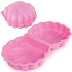 2szt MOCNA PIASKOWNICA ANTYPOŚLIZGOWE DNO Basen MUSZELKA Twins RÓŻOWA