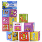 KOSTKI EDUKACYJNE MIĘKKIE KLOCKI 6 SZT DO KĄPIELI