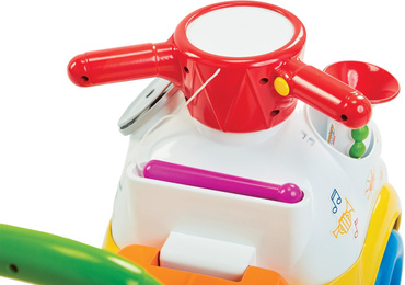 Fisher Price NOWY JEŹDZIK CHODZIK 3w1 MUZYCZNA PARADA ŻÓŁTY