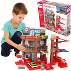 TOTAL GARAŻ DLA DZIECI PARKING 3 POZIOMY TOR ZJAZDOWY WINDA STACJA + AUTO MOCHTOYS