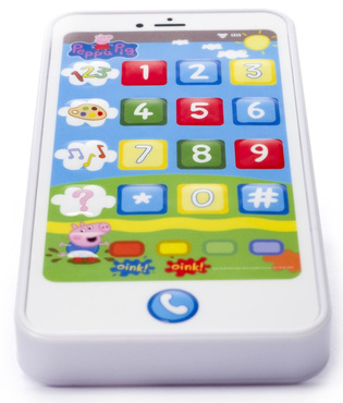 ŚWINKA PEPPA  SMARTFON DOTYKOWY DLA DZIECI TELEFON