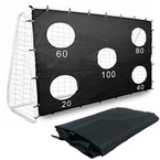 MATA CELNOŚCIOWA DO CELOWANIA DO BRAMKI bramek piłkarskich 240x150cm CZARNA