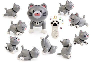 KOTEK ROBOT Interaktywny ZDALNIE STEROWANY ROBOKOT wykonuje KOMENDY