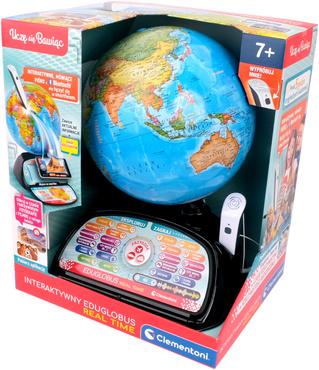 GLOBUS INTERAKTYWNY EDUGLOBUS DIGITAL REAL TIME APLIKACJA CLEMENTONI