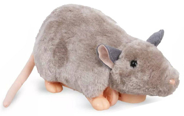 DUŻA MYSZ ZDALNIE STEROWANA na pilota PLUSZOWA INTERAKTYWNA Myszka 30cm + SZCZOTKA DO PIELĘGNACJI