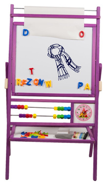 TABLICA Obrotowa MAGNETYCZNA KREDOWA 5w1 Akcesoria