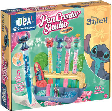 STUDIO FABRYKA DŁUGOPISÓW STITCH ZESTAW CREATOR PEN IDEA CLEMENTONI