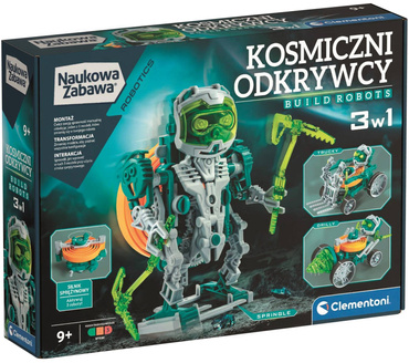 KOSMICZNI ODKRYWCY ZESTAW 3w1 LABORATORIUM MECHANIKI CLEMENTONI
