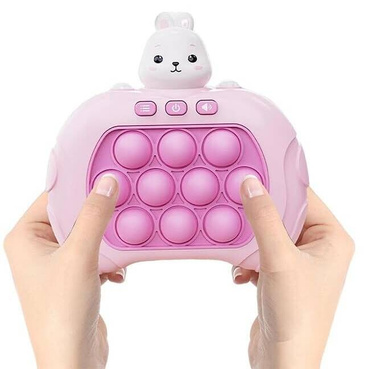 POP IT GRA ZRĘCZNOŚCIOWA KRÓLICZEK SENSORYCZNA światło dźwięk POPIT